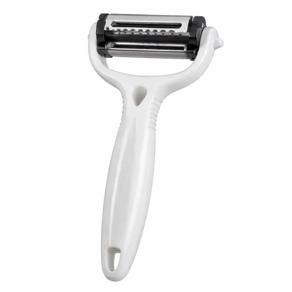 Descascador de Legumes 3 em 1 com Lâminas Inox – Cortador e Ralador Multifuncional para