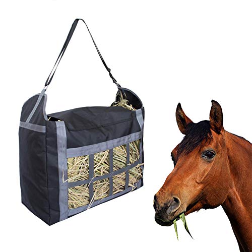 Oshidede Sac de Foin pour Cheval, Sac à provisions Oxford Grand Format, Sac de Couchage Lent pour Cheval, séparateur de fourre-Tout pour Fourreau