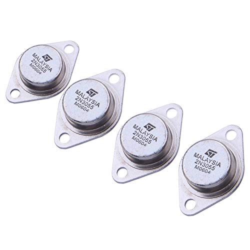 CAIONPLE 4 transistores de potencia de audio TO-3 2N3055 15 A 60 V NPN AF