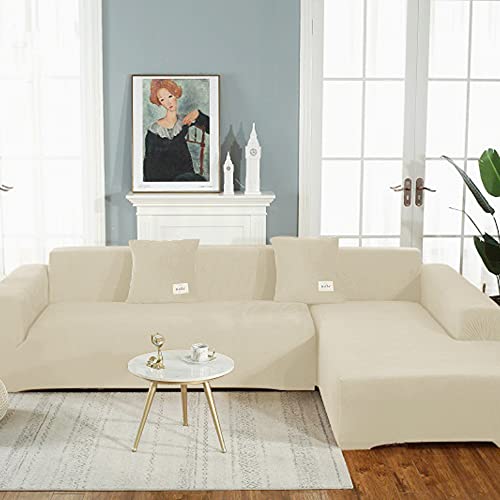 Couvre canape en velours stretch au design élégant et finition soignée - 2