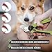 ReaVET Krallenschere für Hunde & Katzen - Inklusive Krallenfeile & Abstandshalter I Edelstahl Krallenzange zur Krallenpflege, Krallenschneider I Nagelschere Nagelknipser Hund
