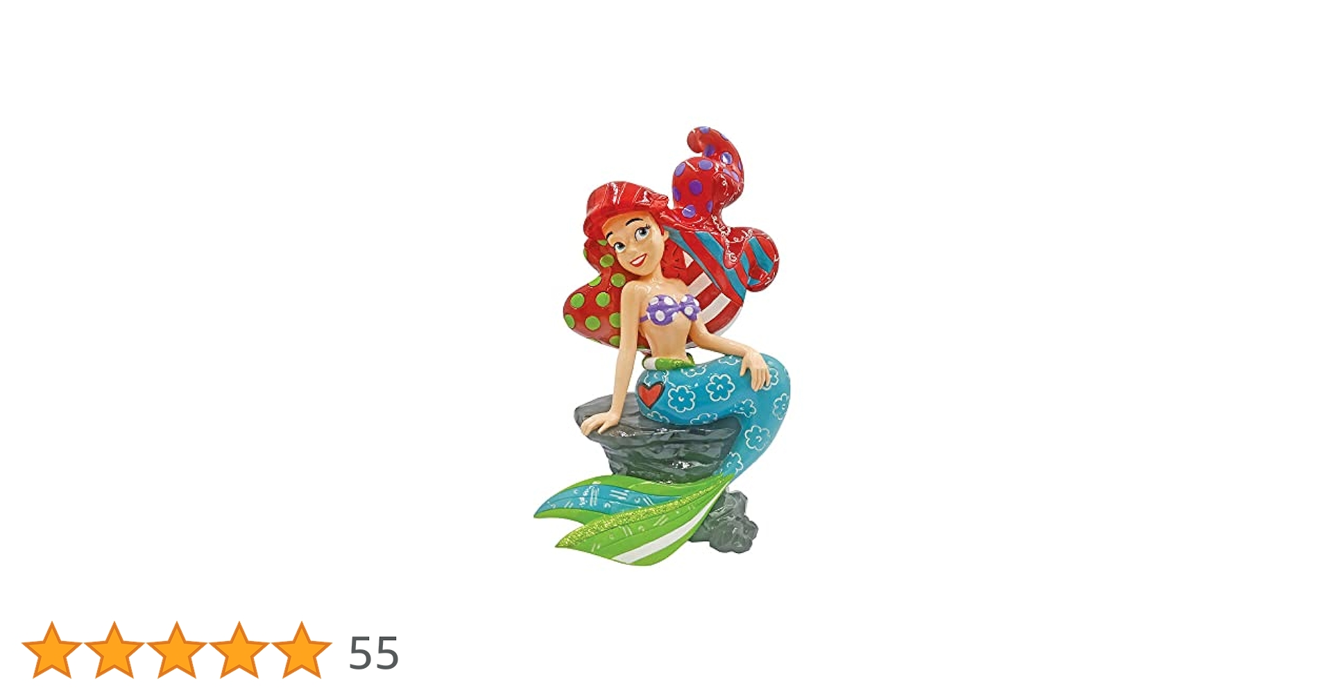 【Disney by Britto】アリエル オン ロック Disney by Britto】アリエル オン ロック | GUND, enesco