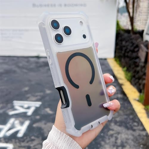 Coque à changement de couleur pour iPhone 16 Pro Max effet éblouissant