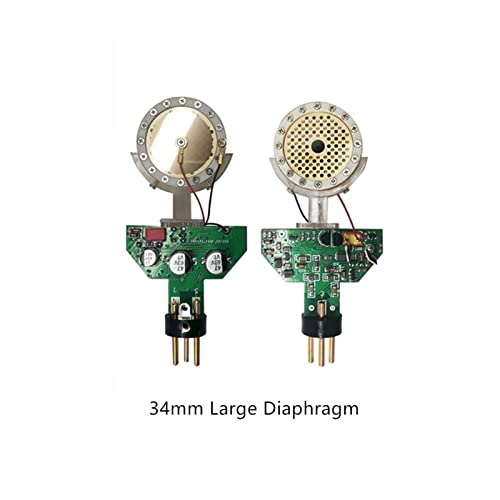 Microphone a condensateur 34mm avec membrane studio de qualite superieure pour chant