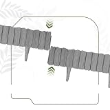 GARDENIX 2,3 m, obramowanie rabatki, obrzeże trawnika, palisada ogrodowa, płot (szary)