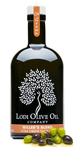 Lodi Millerâ€™s Blend Extra Virgin Olive Oil - Premium California Olive Oil - Gourmet Millerâ€™s Blend Olive Oil - COOC Certified Cold Pressed Pure Olive Oil - Medium Intensity - 500 ml