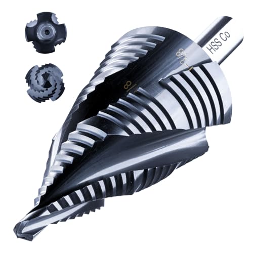 toolant Four Spiral Flute Cobalt Step Drill Bit
