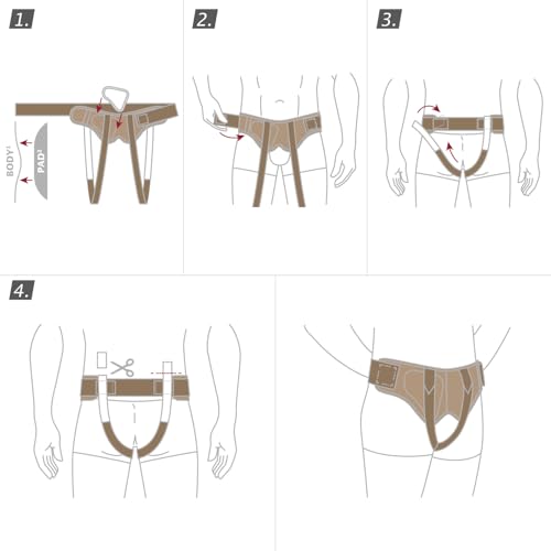 Faja para Hernia Actimove Profesional Large Beige miniatura 3