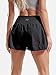 CADMUS 2 in 1 Women's Workout Shorts Athletic Gym Running Shorts for Women Phone Pockets,Black, X-Large