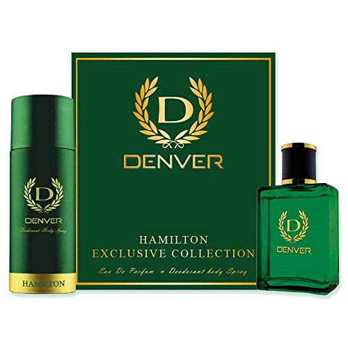 Denver Hamilton Gift Set, 60ml Perfume + 165ml Deo Combo Set for Men (Pack of 2) Denver Hamilton Gift Set, 60ml Perfume + 165ml Deo Combo Set for Men (Pack of 2)