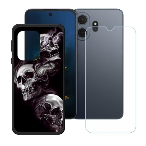 BMPNLSZ �K�p TCL NxtPaper 70 Pro�p+HD�����K���X�ɓK�����ėpTPU�P�[�X�A�V���J�Q���P�[�X�o���p�[�ی�o�b�N�P�[�X-TCL NxtPaper 70 Pro�p�ɓK����9�d�x�X�N���C�u�h�~�X�N���[���v���e�N�^(6,9") - WZ