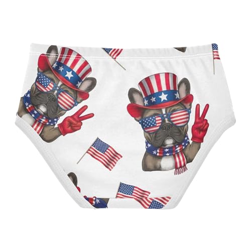 Cartoon Dogs French Bulldogs Girls Underwear Toddlers 2t Cotton Girl Panties Cute Fun Briefs Undies Kids2