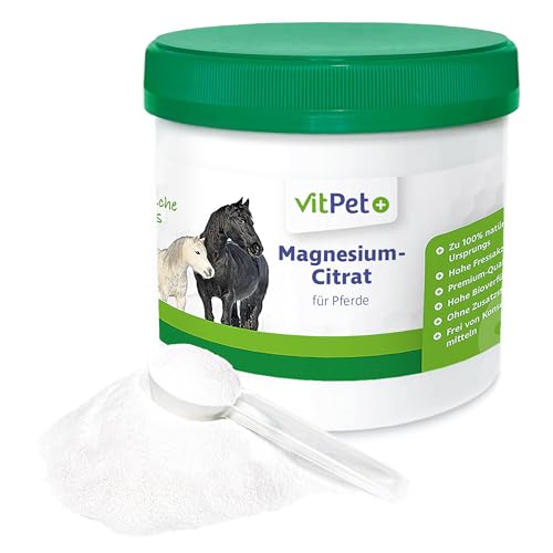 VitPet+ Magnesiumcitrat für Pferde 500 g
