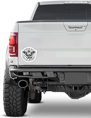 Image of in God We Trust G*UNS are Just for Backup Sarcastic 5-Inch Vinyl Decal Sticker for Laptops, Water Bottles, Cars, Notebooks, and More - Durable, Waterproof, Weather-Resistant, Easy to Apply
