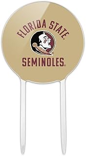 Acrylic Florida State Seminoles Cake Topper Party Decoration for Wedding Anniversary Birthday Graduation