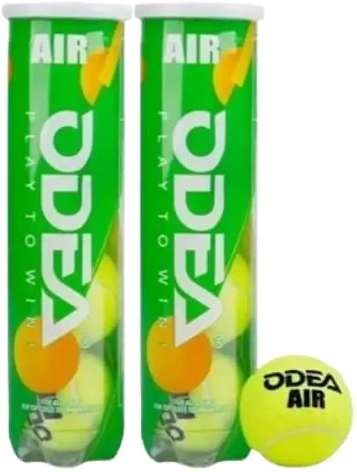 Pack 2 Tubos de Bolas De Tênis Odea Air Tubo Com 4 Bolas