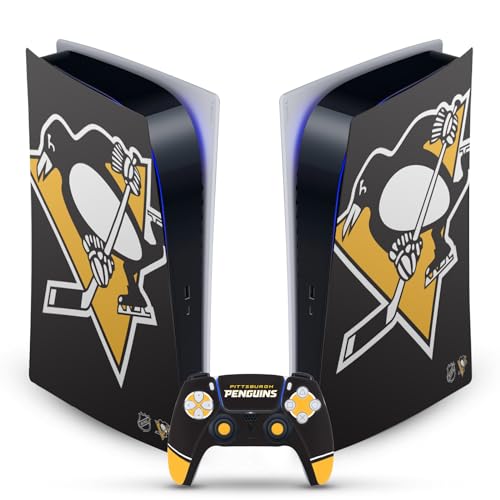 Skin PS5 Digital Pittsburgh Penguins Autocollant Vinyle Haute Qualité Ajustement Précis