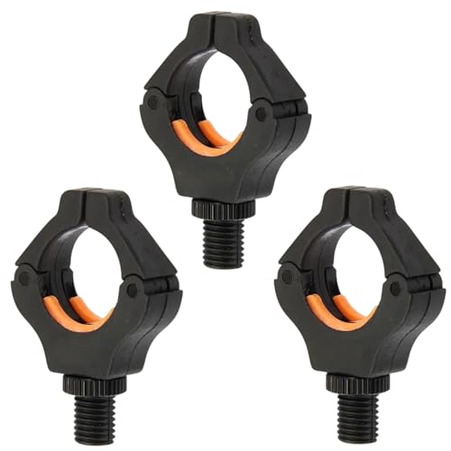 Carp Fishing Rod Holder, Gripper for Rod Holder with Magic Magnetic Clips, Hold Your Fishing Rod, 3 Pieces Rod Lock Rod Holder for Carp Rods, Ideal for Rod Pod and Bank Sticks