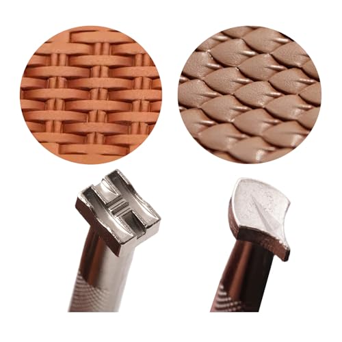 Leather Stamping Tools 2 Pieces Professional Leather Stamps for Craft Working(178+113)