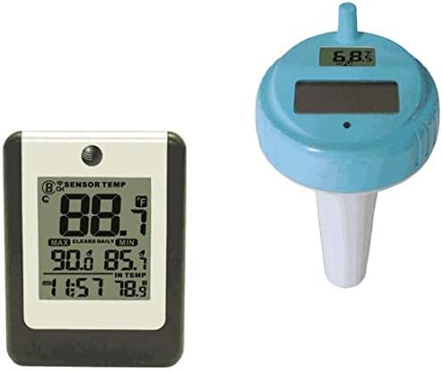 Ambient Weather WS-14 Wireless 8-Channel Floating Pool and Spa Thermometer