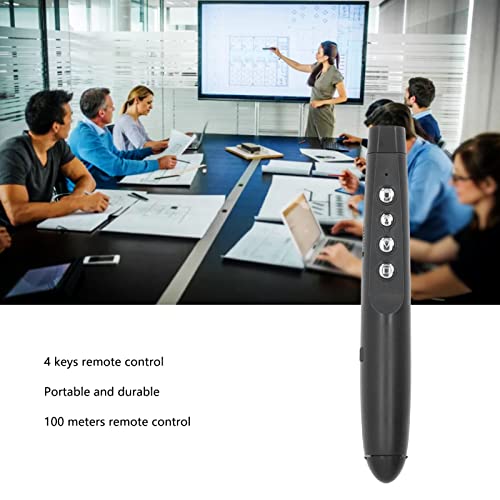 Wireless Laser Pointer Multifuncional Apresentações Remotas 4 Teclas Apresentação Clicker Controle R