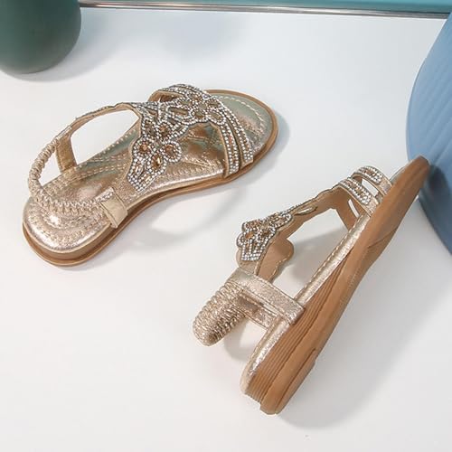 Baby Girls Soft Sequins Sandals Elegant Fancy Glitter Open Toe Strap Shoes Toddler Flat Summer Wide Sandals Fancy Formal4