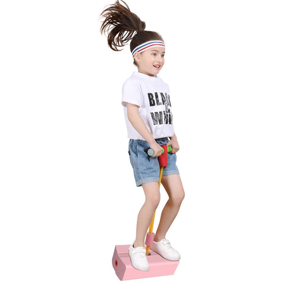 Pogo Jumper Stick Giocattolo Schiuma Jumper Stick Giocattolo Esterno Schiuma Pogo Sticker Jump Bounce Migliora la concentrazione Esercizio Equilibrio TPE Bambini per Attività all'aperto