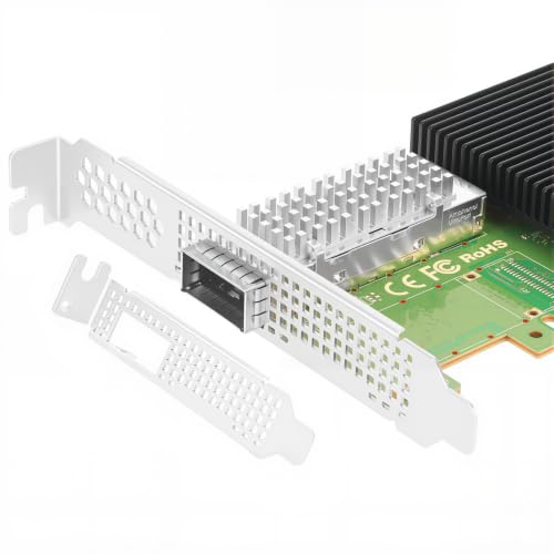 Image of Vogzone for BCM957508 Network Card, 1*QSFP56 200GbE PCIe 4.0 x16 NIC