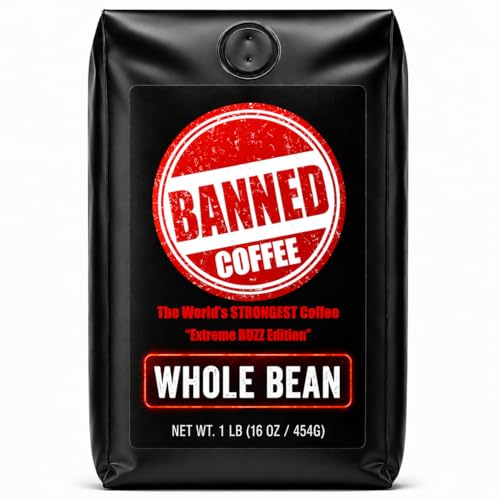 Banned Coffee™ Whole Bean - World’s Strongest High Caffeine Coffee