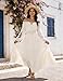 Women Renaissance Off Shoulder Split Sleeve Smocked Waist Tiered Maxi Dress White M