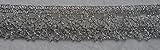  Zweigart 1 m Klöppelspitze 27 mm breit Lurex Silber Fb.171