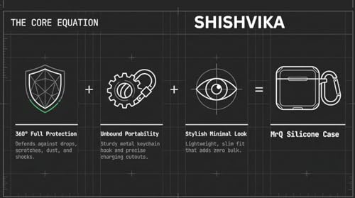 Image of SHISHVIKA Ultra Armor Silicone Case Cover Compatible for CMF by Nothing Buds Pro 2 / Buds 2 Plus /Buds 2 (MrQ, Cartoon)