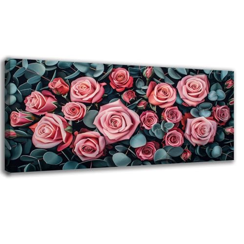 Diamond Painting Rose pour Décoration Chambre, Kit 5D DIY 100x200cm