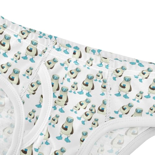 Boys' Exclusive Briefs Toddler Underwear 95% Combed Cotton Boxerbriefs 2T Penguin Pattern 684