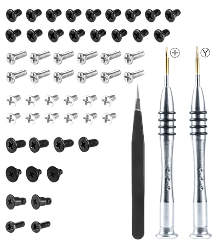 Ceozon Ersatz Reparatursatz Schraubendreher Werkzeuge Komplettset Schraubenzubehör mit Kreuzschrauben Pinzette Kompatibel mit Switch OLED Konsole