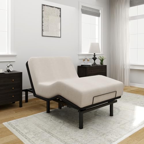 FLEXISPOT Twin XL Adjustable Bed Frame Base,Segmented Design,Easy...