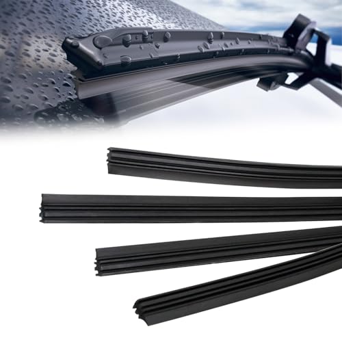 Gomas Limpiaparabrisas, Tiras de Goma Especiales para Limpiaparabrisas Universales, Gomas de limpiaparabrisas de Repuesto, para Todos Los Rascadores Del Parabrisas del Coche