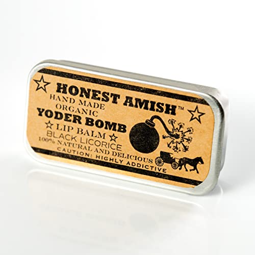 5 Pack Licorice Lip Balm By Honest Amish- All Natural Herbal Remedy #TOP15