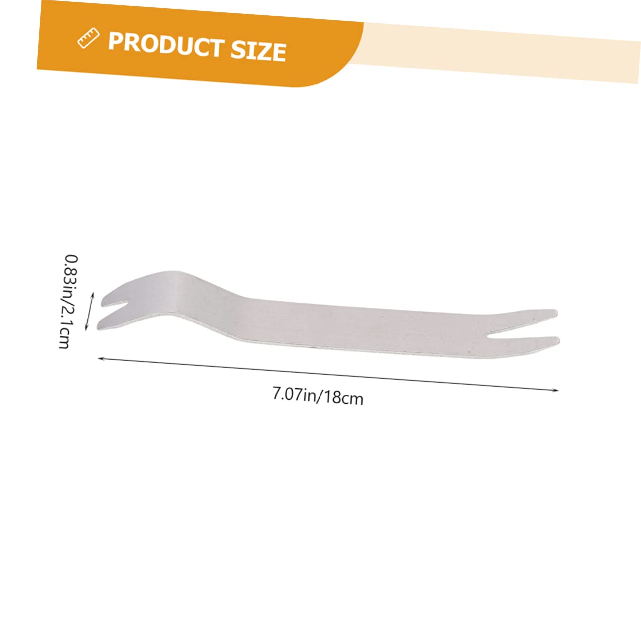 Angoily Trim Tool Kit 2pcs Stainless Steel Removal Tools Door Panel Gadget Auto Body Repair Kit for Dashboard