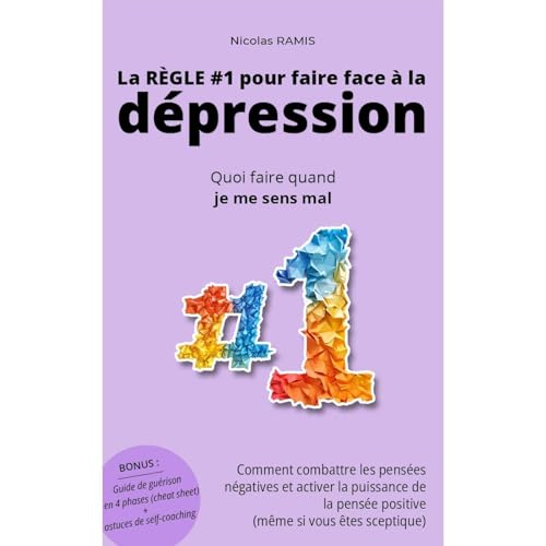 La r&egrave;gle #1 pour faire face &agrave; la d&eacute;pression Audiolibro Por Nicolas Ramis arte de portada