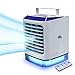 Produktbild Mobile Klimaanlage 4 in 1 mit Fernbedienung, Mini Luftkühler, Ventilator, Luftbefeuchter, mit Verdunstungskühlung Klimageräte mit 3 Stufen & 7 Stimmungslichtern für Zuhause, Büro und Zimmer