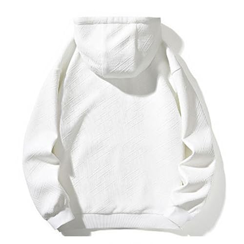 Hoodie for Man Drawstring Quarter Zip Up Pullover Sweatshirts Drop Shoulder Casual Fall Winter Pullover with Pocket4