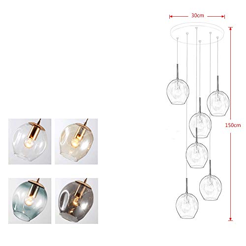 30x150cm Escada Moderna Minimalista Decoração de Móveis de Hotel Lustre Lustre de Escada 6 Luzes Edi