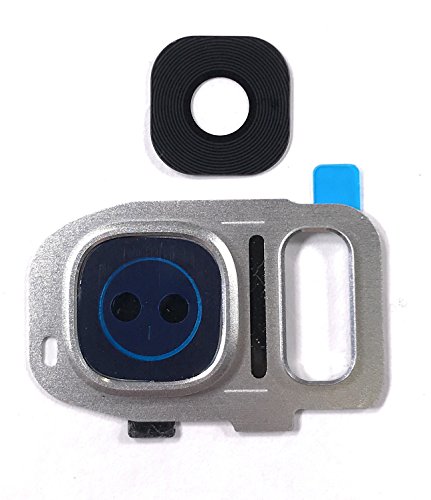 Bonafide Hardware- Replacement Part for Galaxy S7 / S7 Edge Camera Glass Lens (Silver)