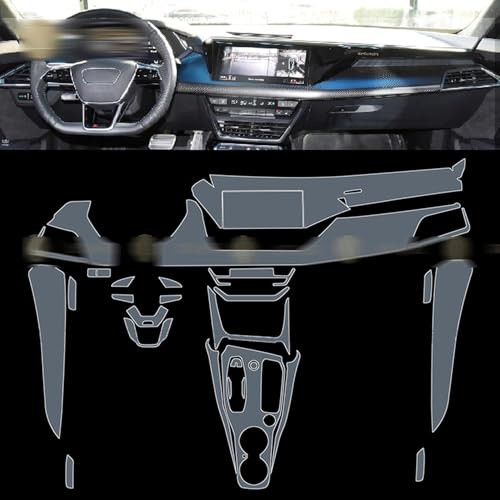 Film TPU Audi RS e-tron GT évite rayures console centrale et protège écran LCD PPF 2021-2023