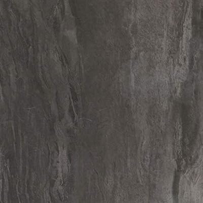 FloorPops FP3328 Raven Peel & Stick Peel and stick floor tiles, Black, 12 inch x 12 inch
