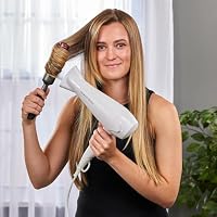 Remington Haartrockner Ionen [leicht, Diffusor & Stylingdüse] weiß (2200W, Keramik-Ionen: schonendes Styling & gleichmäßige Wärmeverteilung, 3 Heiz- & 2 separate Gebläsestufen + Abkühlstufe) D3199 – Ansicht 7