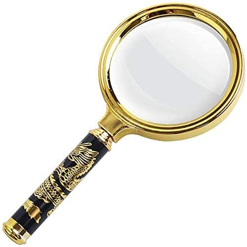 Lunettes d'agrandissement 10 fois CRODY loupe de lecture manuelle compacte sans éclairage