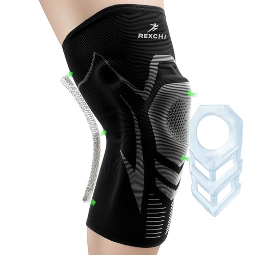 Joelho de Compressão Profissional com Suporte de Molas Duplas