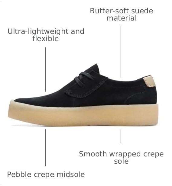 Image of Clarks - Mens Ashcott Cup Shoes